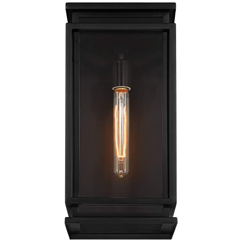 Image 5 Possini Euro Alastor 16 1/2" High Black Outdoor Wall Light more views