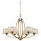 Possini Euro Alecia 34" Wide French Gold Chandelier