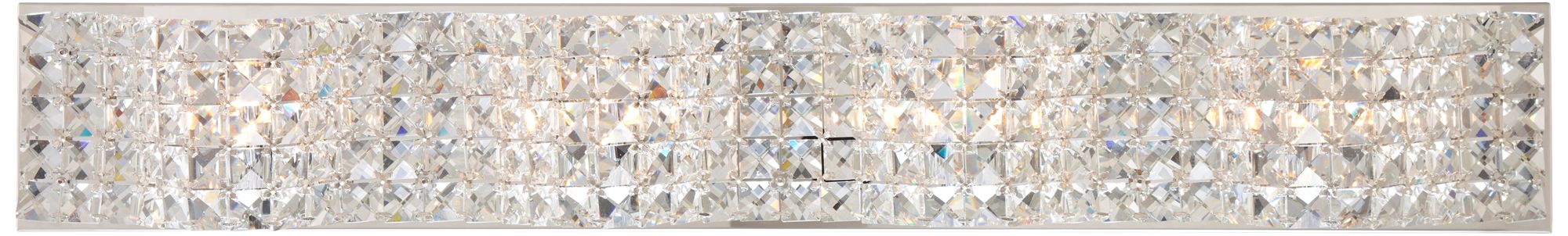 Possini Euro Alexi 34" Wide Crystal Bath Light