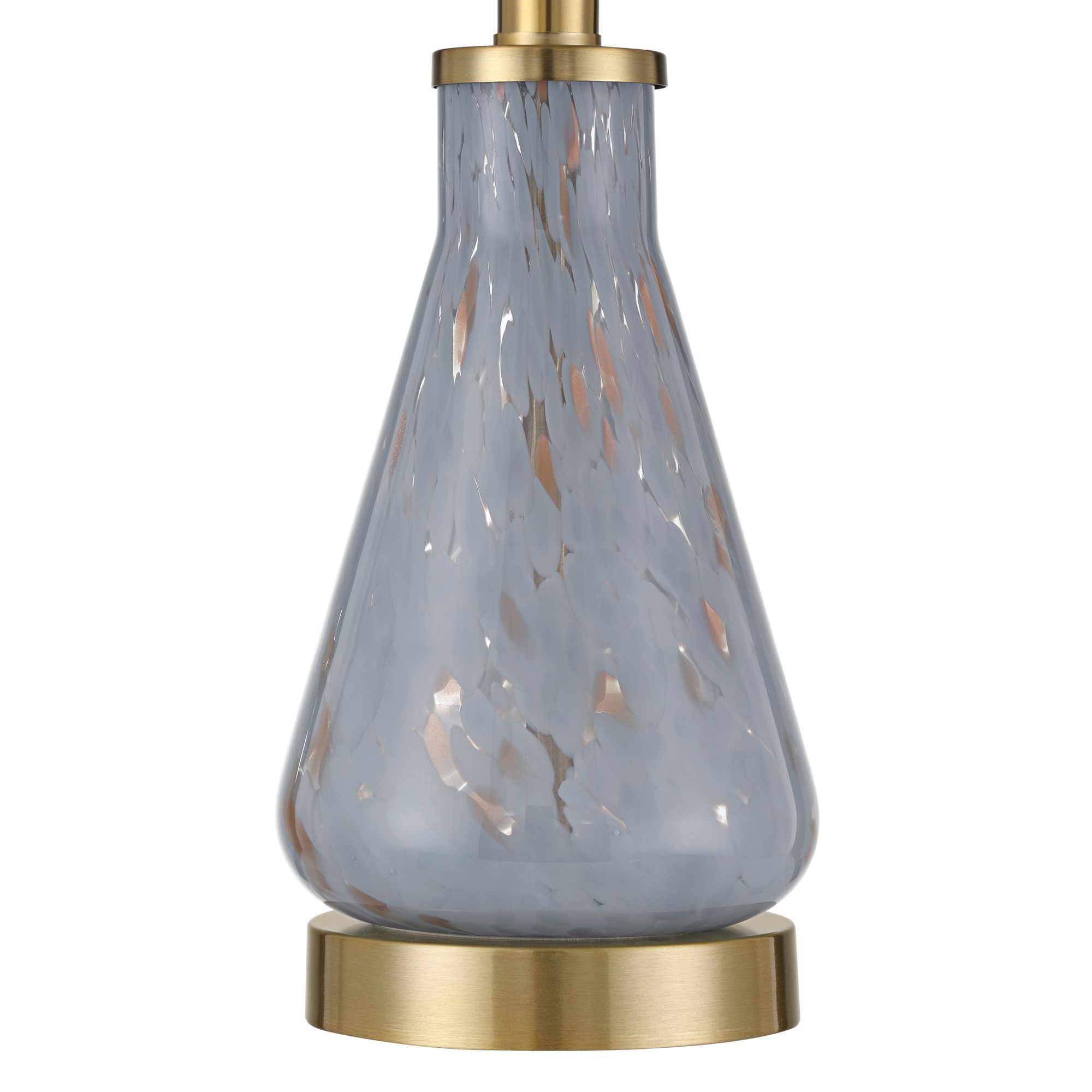Image 6 Possini Euro Alexia 20" Gold and Blue Glass Table Lamps Set of 2 more views