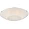 Possini Euro Aley 19 3/4" Wide White Glass Ceiling Light