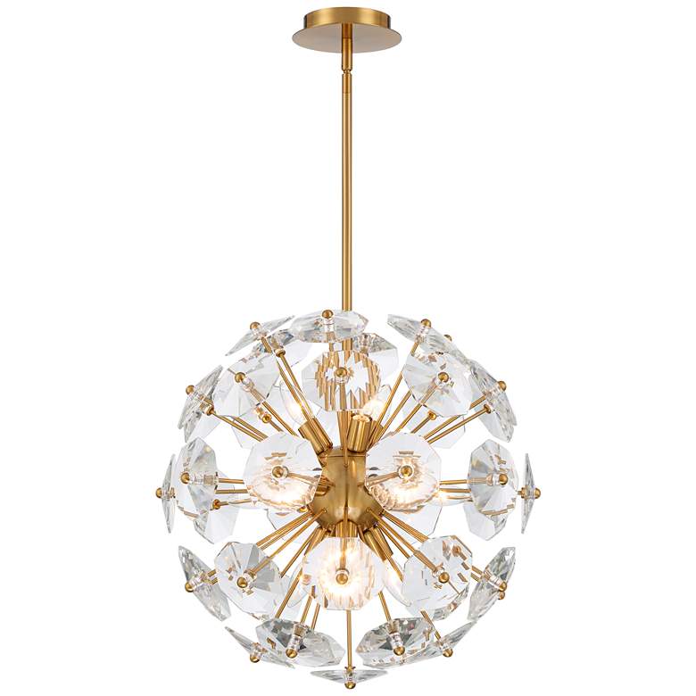 Image 5 Possini Euro Alice 20 inch Wide Soft Gold and Crystal 11-Light Orb Pendant more views