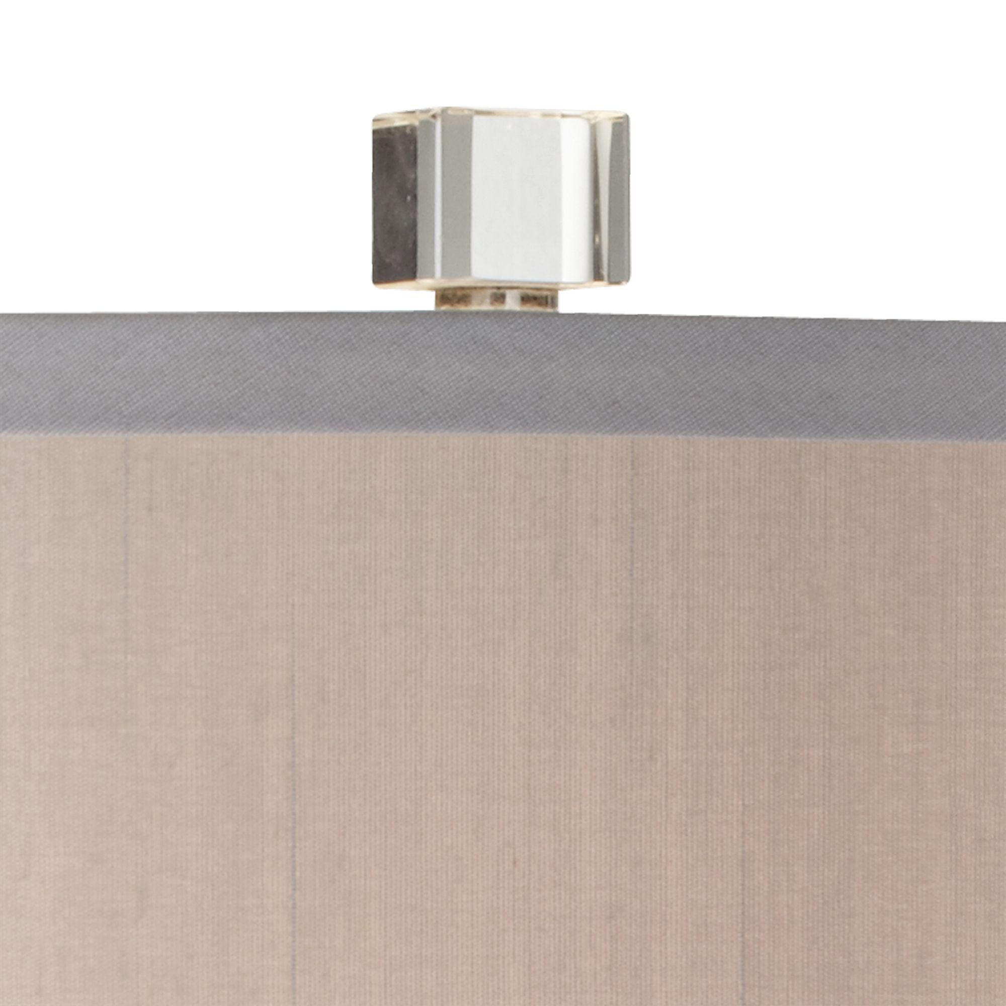 Image 2 Possini Euro Aline 26 1/2" Crystal Lamp and White Marble Riser more views