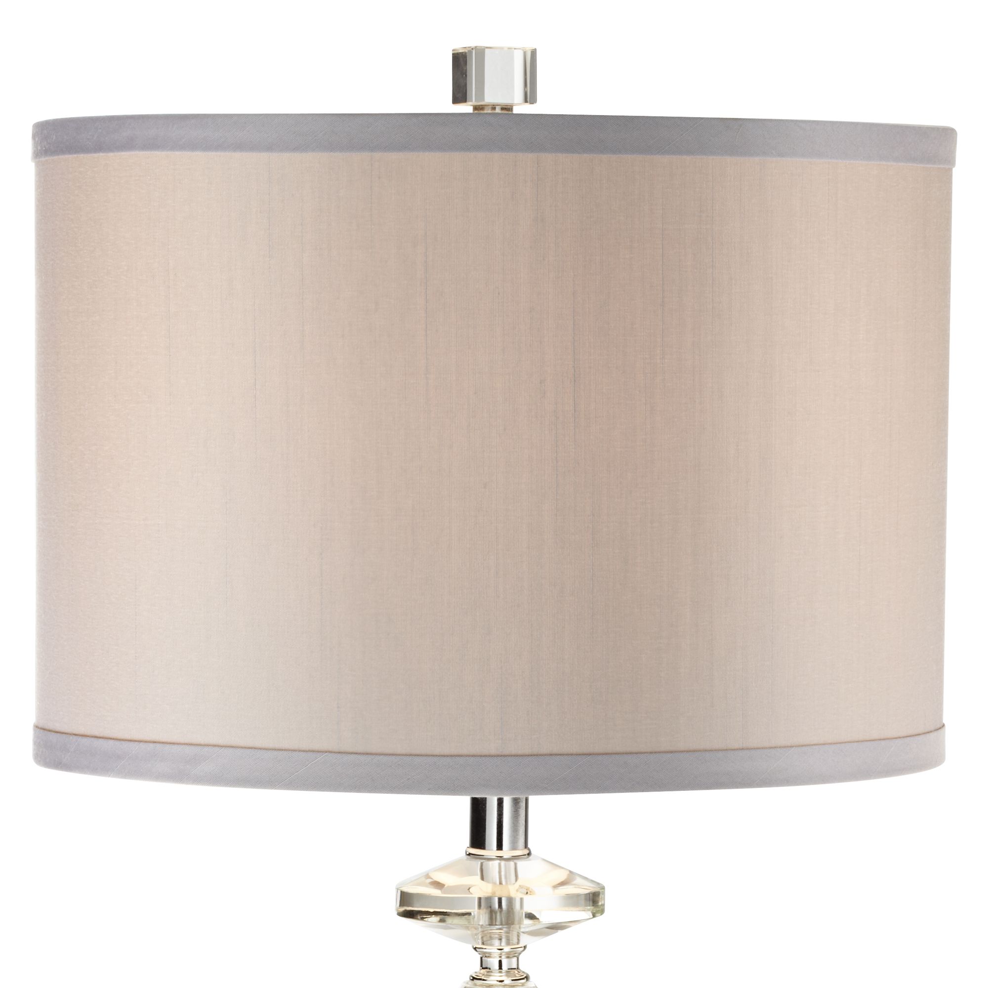 Image 5 Possini Euro Aline 26 1/2" Crystal Table Lamp with USB Dimmer more views