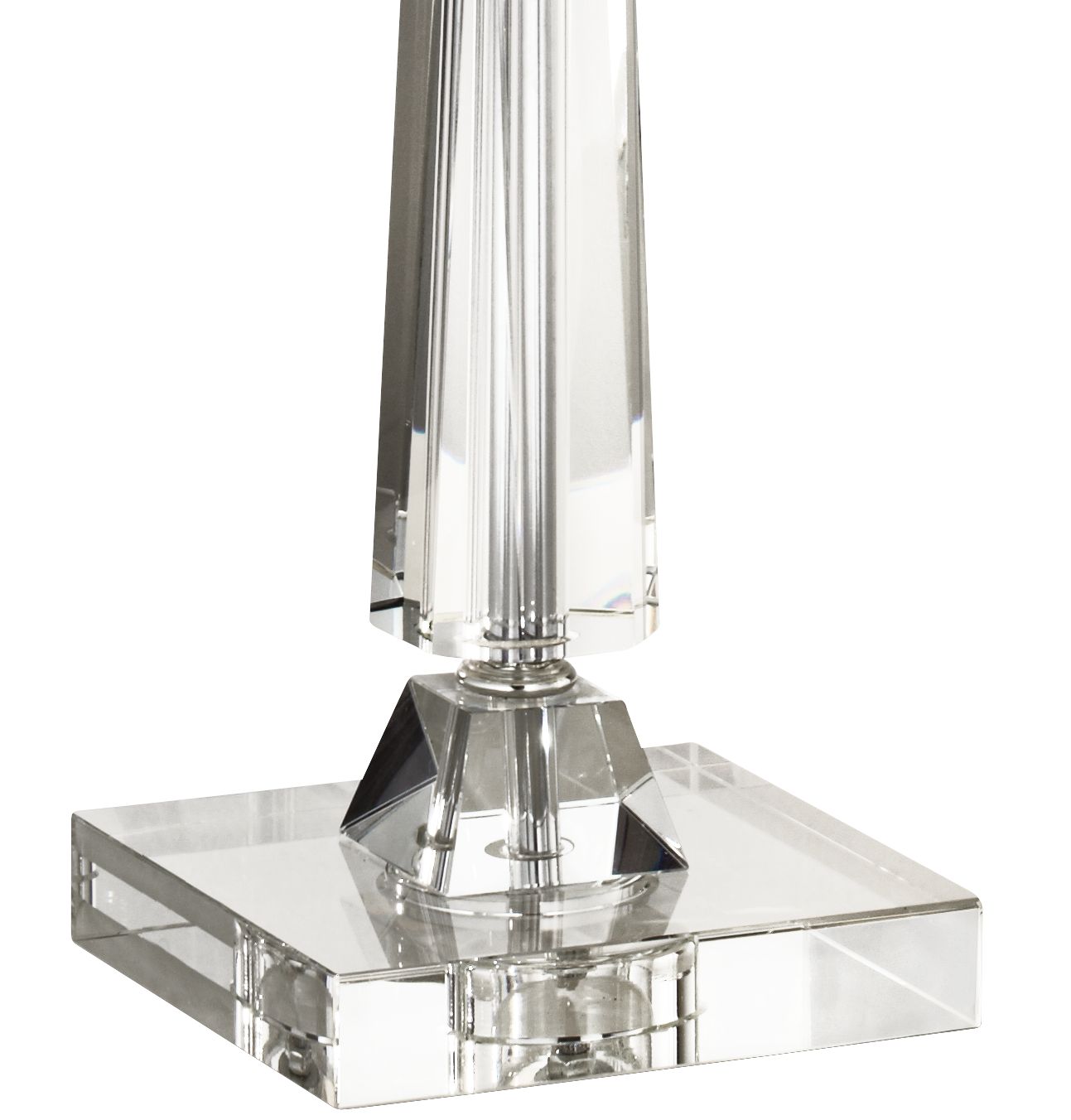 Possini Euro Aline 26 1/2" Crystal Table Lamp with USB Dimmer in scene