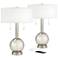 Possini Euro Allen 22 1/2" Mercury Glass USB Table Lamps Set of 2