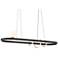 Possini Euro Allen 39 1/4" Gold and Matte Black LED Island Pendant