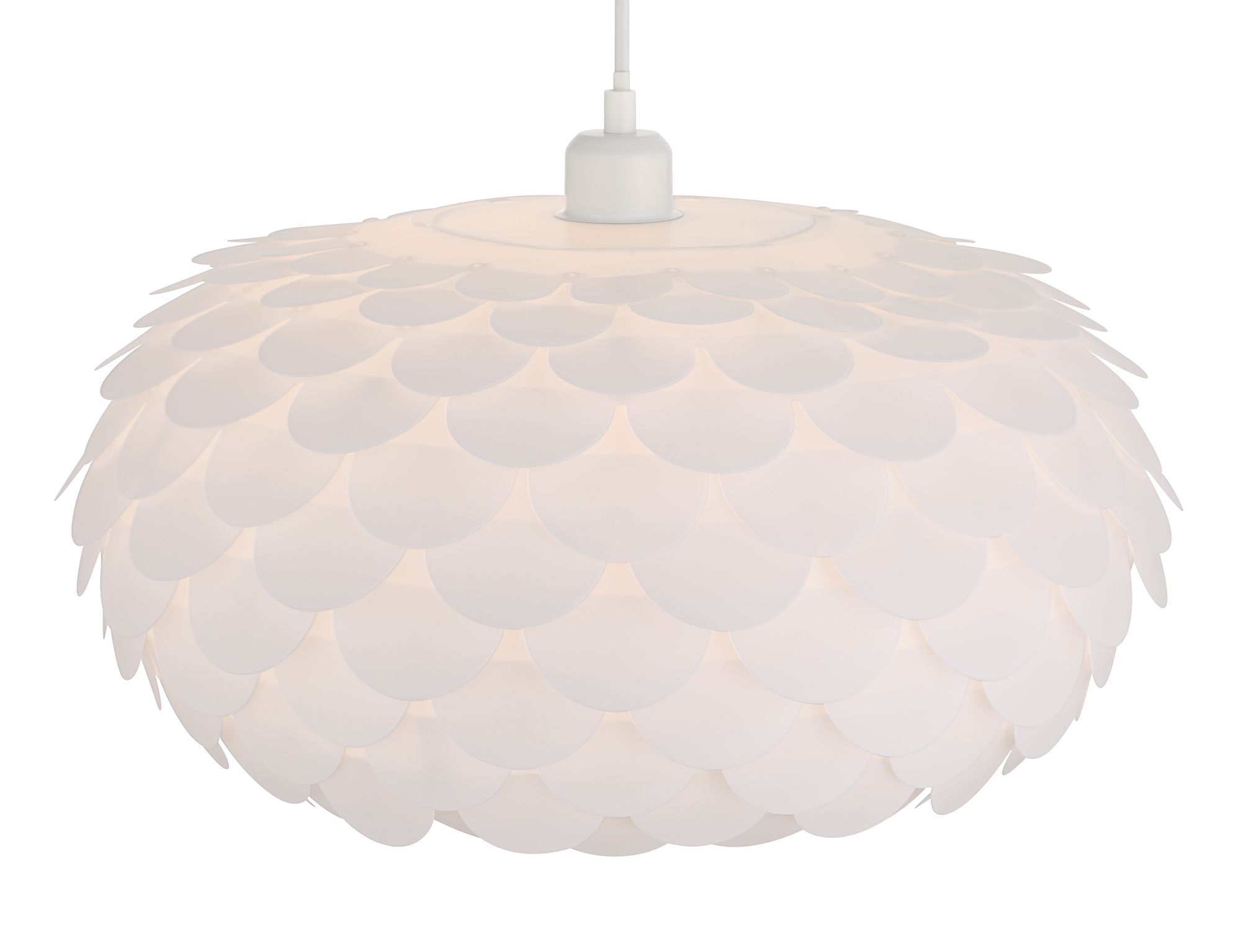 Image 3 Possini Euro Allium 19" Wide White Pendant Light more views