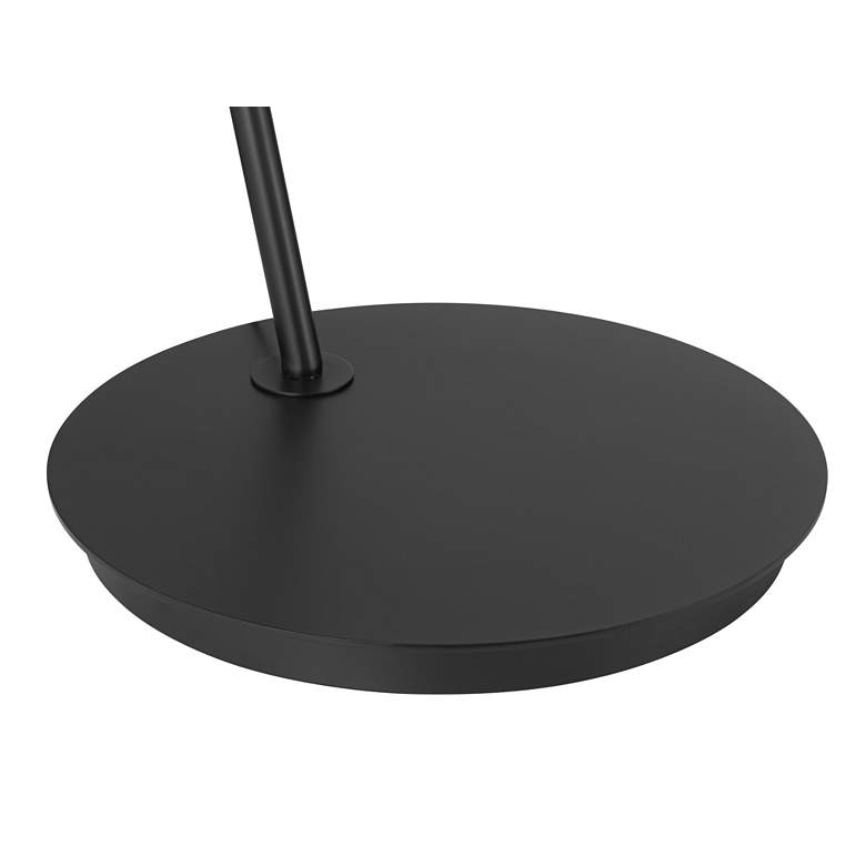 Image 6 Possini Euro Allura Black 79" High 3-Ring LED Modern Arc Floor Lamp more views