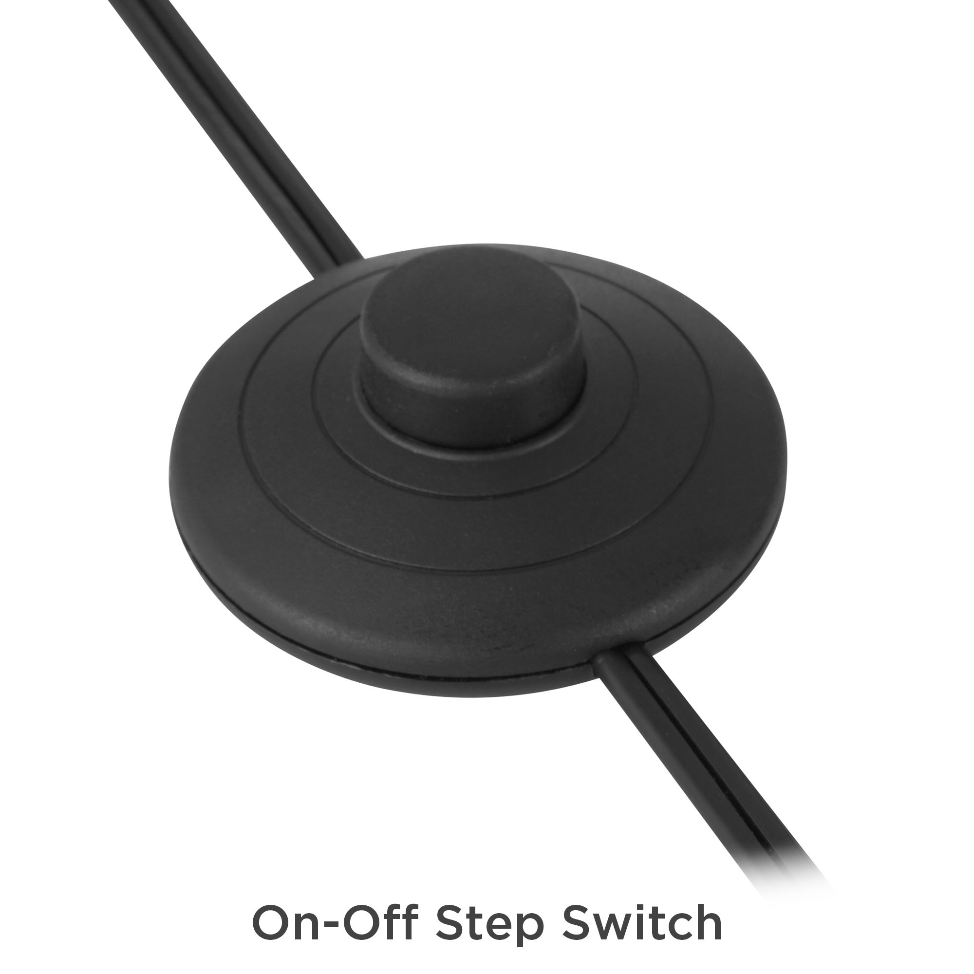 Possini Euro Allura Black 79" High 3-Ring LED Modern Arc Floor Lamp in scene