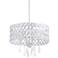 Possini Euro Almyra 19" Wide Modern Chrome and Crystal Pendant Light