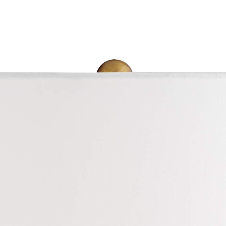 Image 4 Possini Euro Aloise 27 1/2" Modern Brass and Glass Table Lamp more views