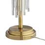 7_Possini Euro Aloise 27 1/2" Modern Brass and Glass Table Lamp more views