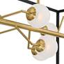 Watch A Video About the Possini Euro Alter Black and Gold 10 Light LED Island Pendant