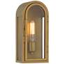 3_Possini Euro Alys 13" High Aged Brass Outdoor Wall Light