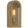 Possini Euro Alys 13" High Aged Brass Outdoor Wall Light