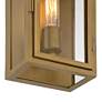 6_Possini Euro Alys 13" High Aged Brass Outdoor Wall Light more views