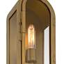4_Possini Euro Alys 13" High Aged Brass Wall Sconce Set of 2 more views