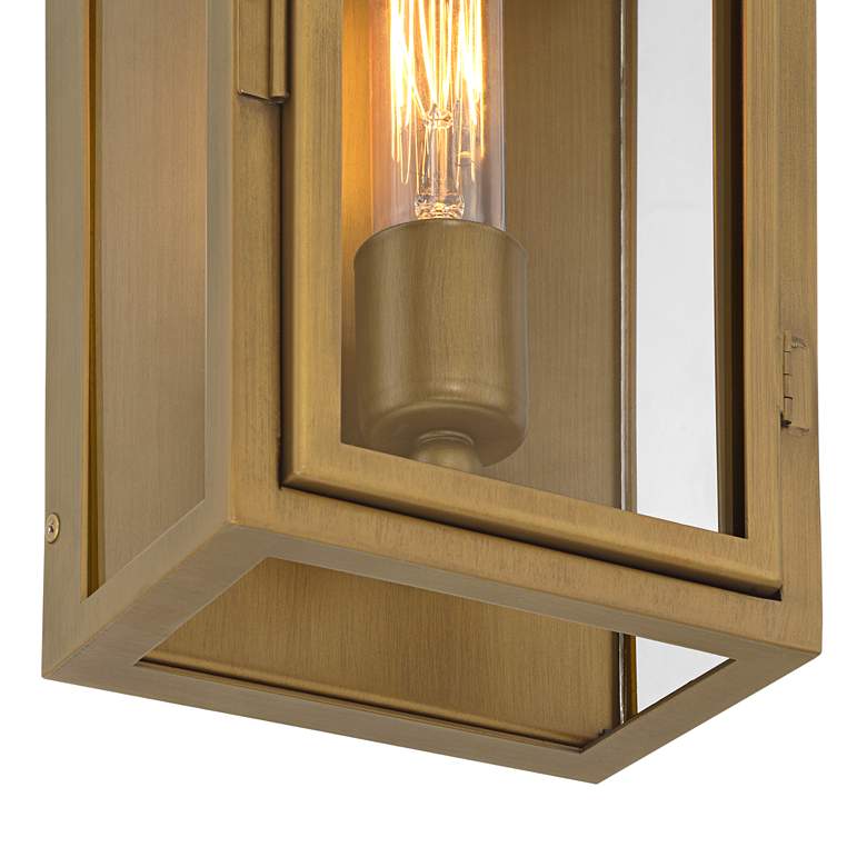 Image 5 Possini Euro Alys 13" High Aged Brass Wall Sconce Set of 2 more views