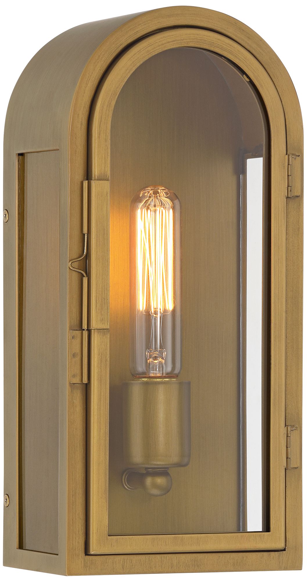 Thumbnail2 of Possini Euro Alys 13" High Aged Brass Wall Sconce