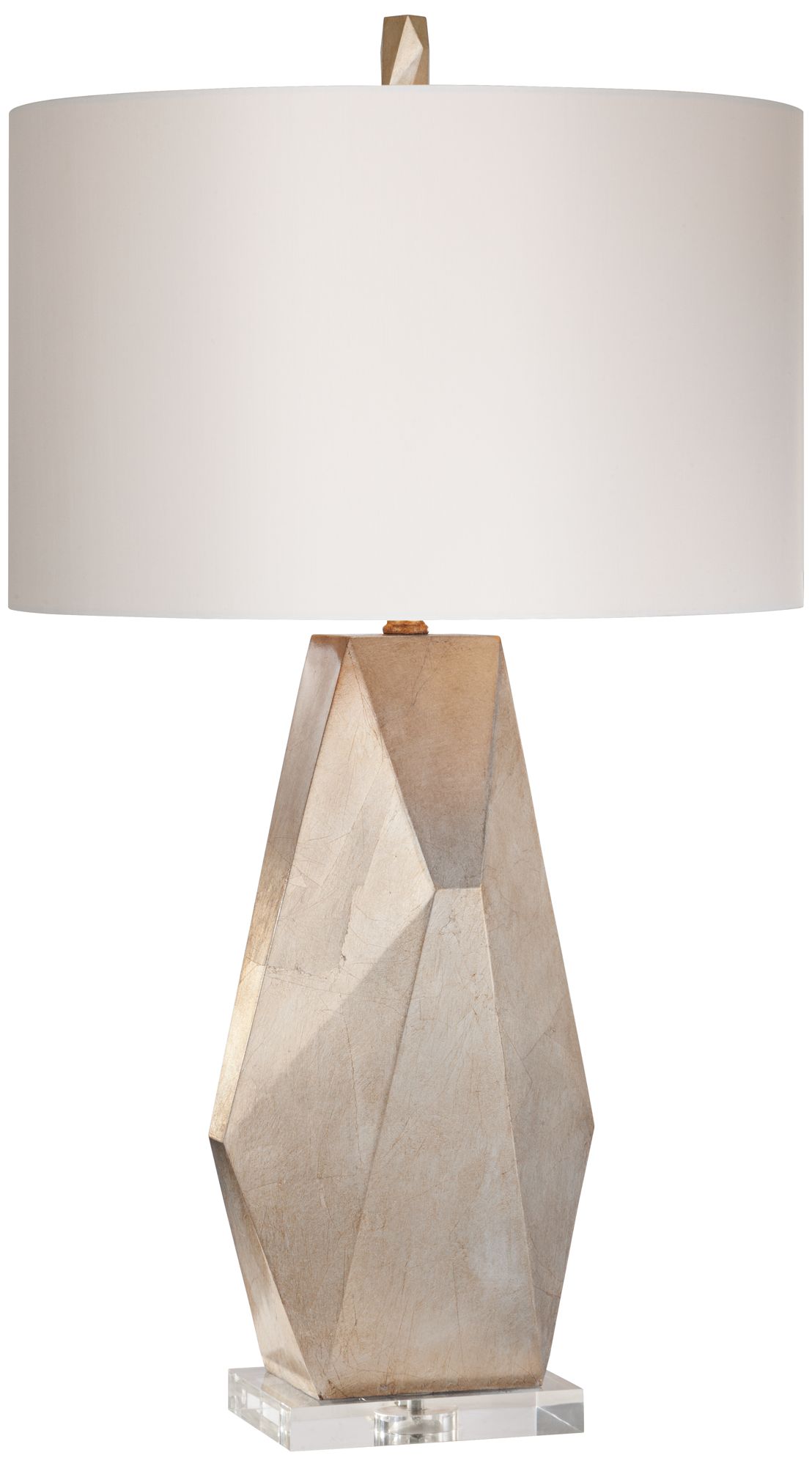 Image 6 Possini Euro Alysha 32 1/2"H Champagne Gold Geometric Table Lamp more views