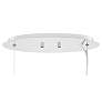 Thumbnail4 of Possini Euro Alyssa 36 1/2" Wide Crystal LED Oval Pendant Chandelier more views