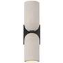 6_Possini Euro Amalfi 15"H Cement 2-Light LED Wall Sconce Set of 2 more views