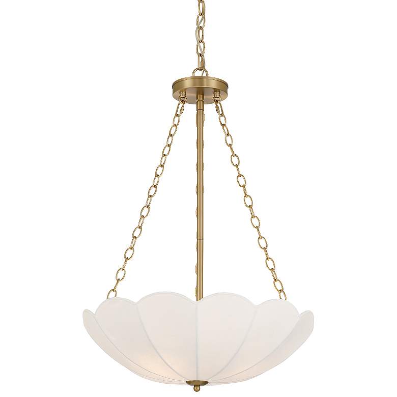 Image 2 Possini Euro Amalthea 20" Wide Warm Gold Pendant Light