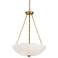 Possini Euro Amalthea 20" Wide Warm Gold Pendant Light