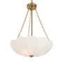 3_Possini Euro Amalthea 20" Wide Warm Gold Pendant Light more views