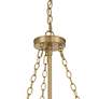 4_Possini Euro Amalthea 20" Wide Warm Gold Pendant Light more views