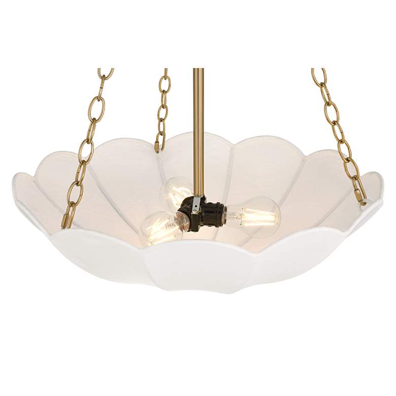 Image 5 Possini Euro Amalthea 20" Wide Warm Gold Pendant Light more views