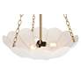 5_Possini Euro Amalthea 20" Wide Warm Gold Pendant Light more views