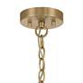 6_Possini Euro Amalthea 20" Wide Warm Gold Pendant Light more views