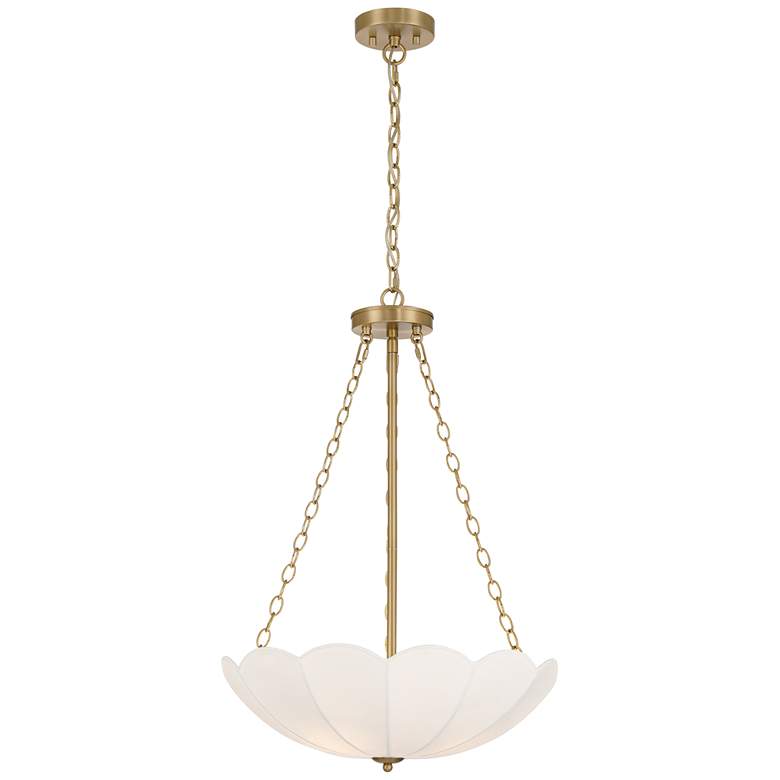 Image 7 Possini Euro Amalthea 20" Wide Warm Gold Pendant Light more views