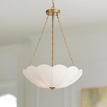 Possini Euro Amalthea 20" Wide Warm Gold Pendant Light