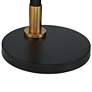 Possini Euro Amani 63 1/2" Black Gold Chairside Downbridge Floor Lamp