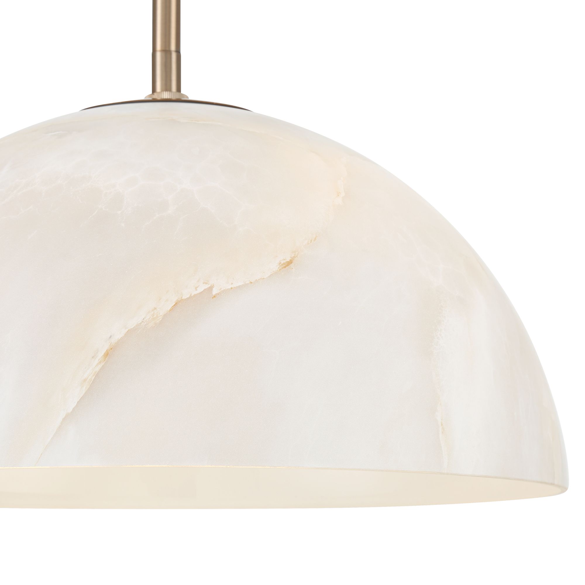 Image 4 Possini Euro Amaria 15 3/4" Wide Soft Gold Glass 3-Light Pendant Light more views