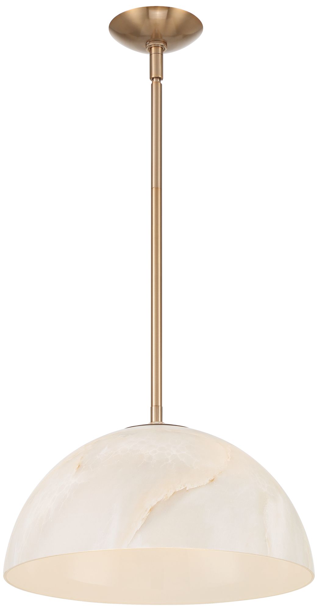 Possini Euro Amaria 15 3/4" Wide Soft Gold Glass 3-Light Pendant Light in scene