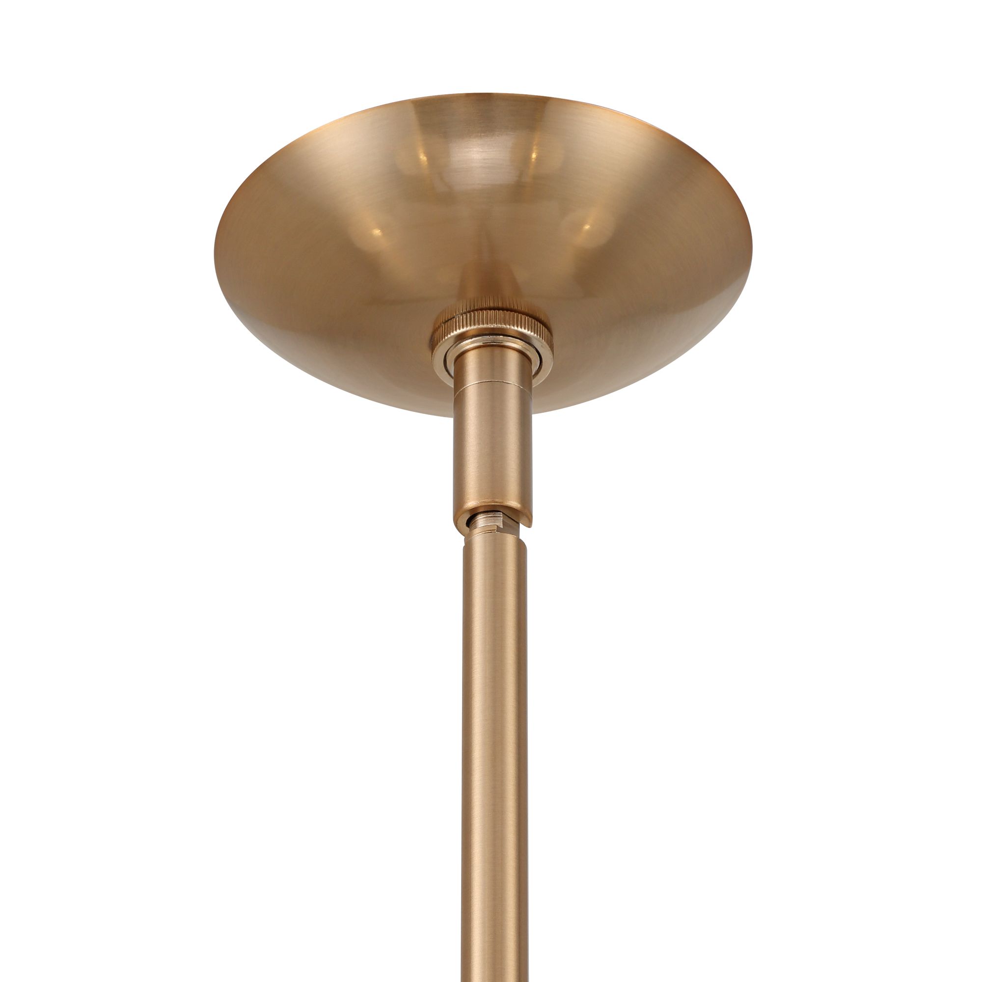 Image 6 Possini Euro Amaria 36" Wide Soft Gold and Glass 5-Light Chandelier more views