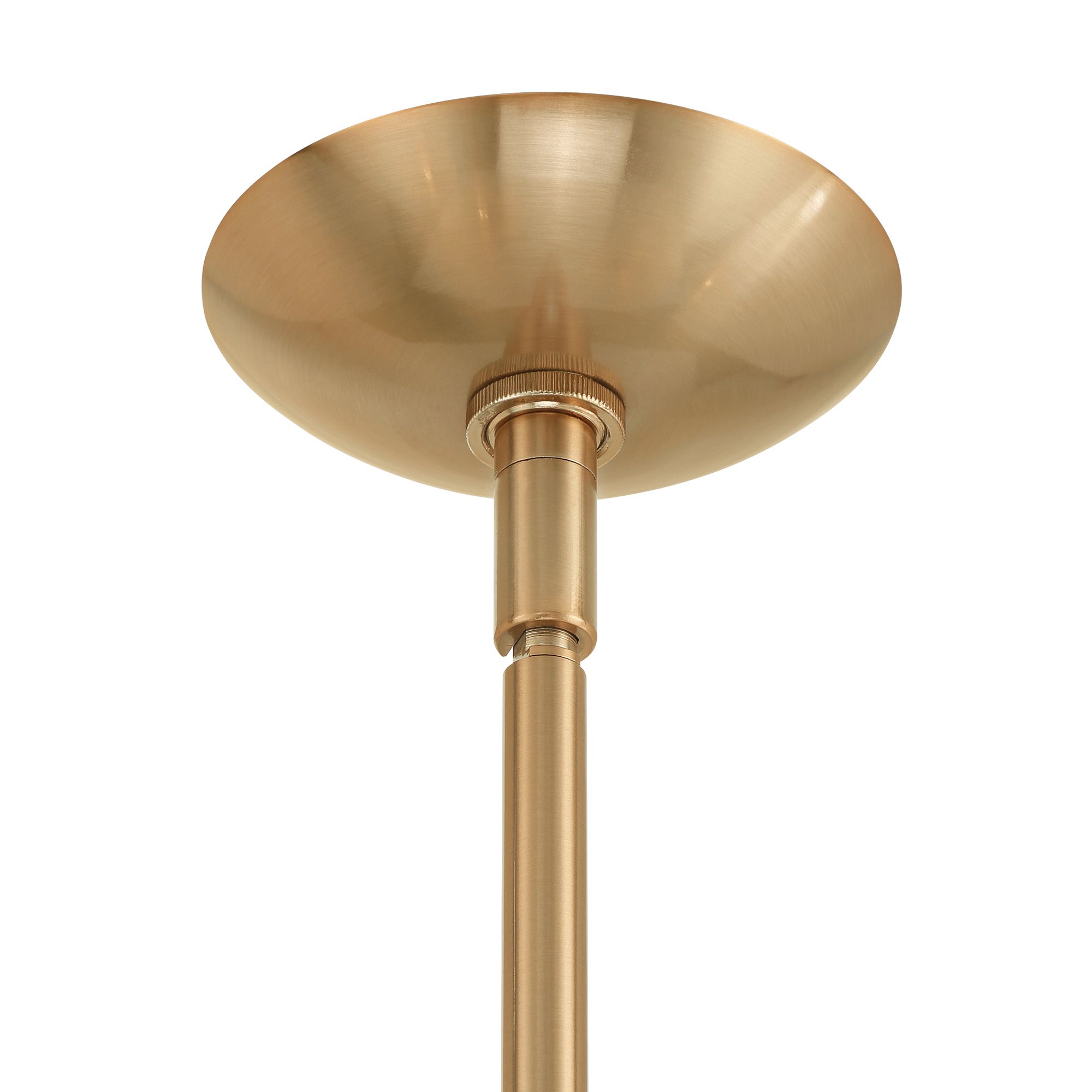 Image 5 Possini Euro Amaria 46" Wide Soft Gold Glass 4-Light Linear Pendant more views
