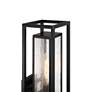 3_Possini Euro Amir 18" High Black Outdoor Wall Light Set of 2 more views