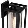 4_Possini Euro Amir 18" High Black Outdoor Wall Light Set of 2 more views