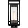 5_Possini Euro Amir 18" High Black Outdoor Wall Light Set of 2 more views