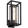6_Possini Euro Amir 18" High Black Outdoor Wall Light Set of 2 more views
