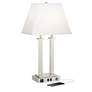 Possini Euro Amity 26" High Desk Lamp with USB Port and Outlet in scene