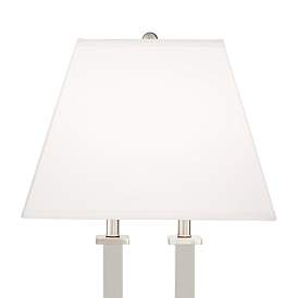 Image3 of Possini Euro Amity 26" High Desk Lamp with USB Port and Outlet more views