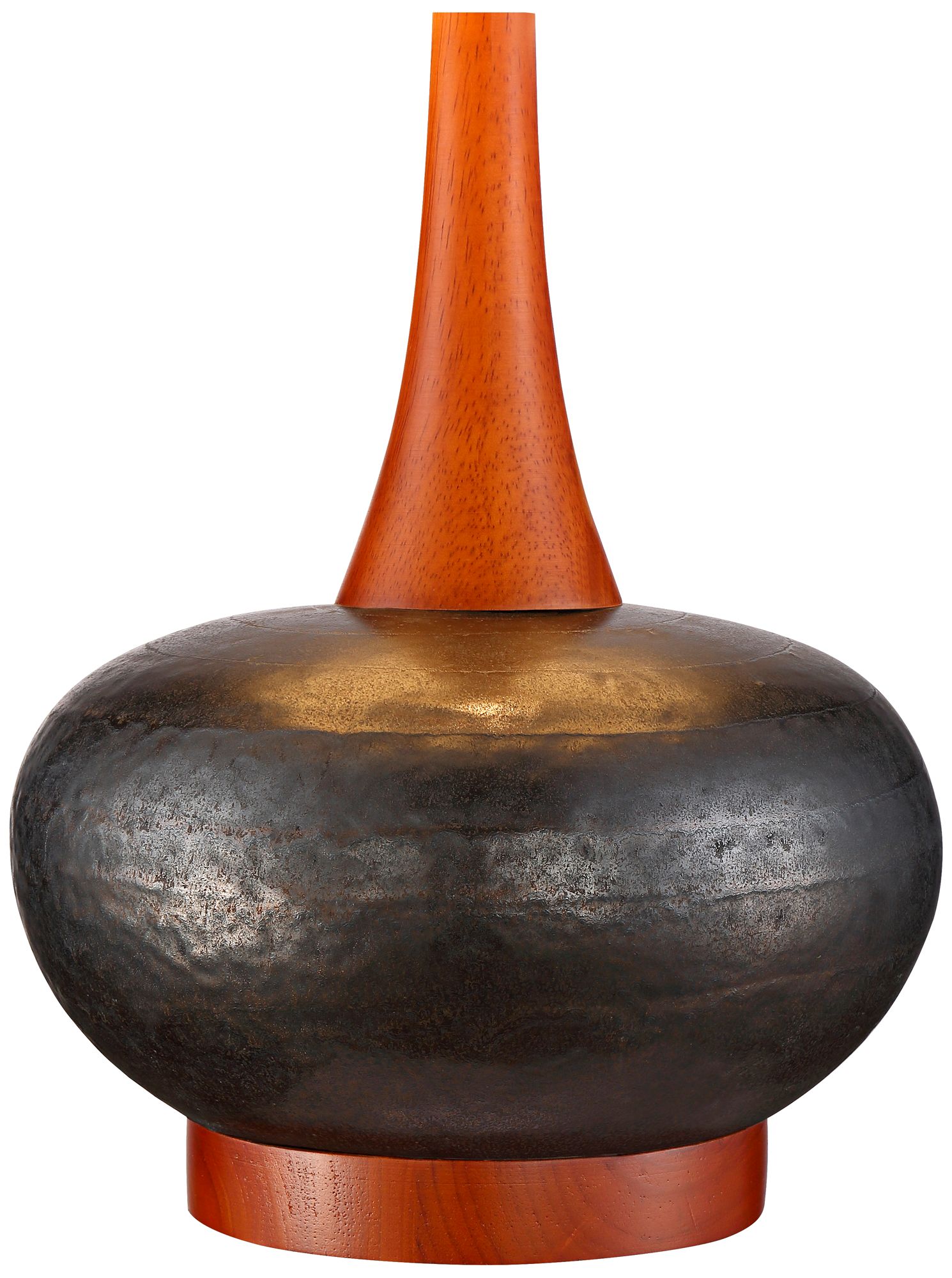 Image 5 Possini Euro Andi 24 1/2" Brown Gourd Modern Ceramic Lamps Set of 2 more views