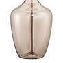 5_Possini Euro Ania 31" Champagne Glass Jar Table Lamp with USB Dimmer more views