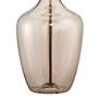Possini Euro Ania 31" Modern Clear Champagne Glass Jar Table Lamp in scene